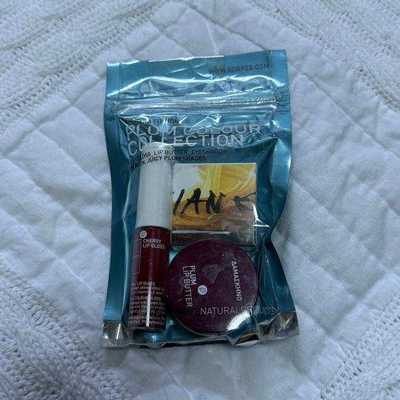 Korres Limited Edition Plum Color Collection Lip Gloss, Lip Butter & Eyeshadow - Picture 1 of 9